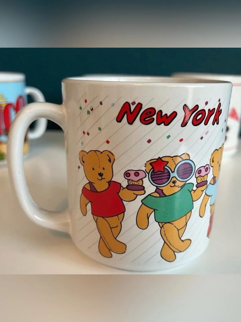 Vintage 80’s Mugs Kids Retro 1980s Host International 5 total
